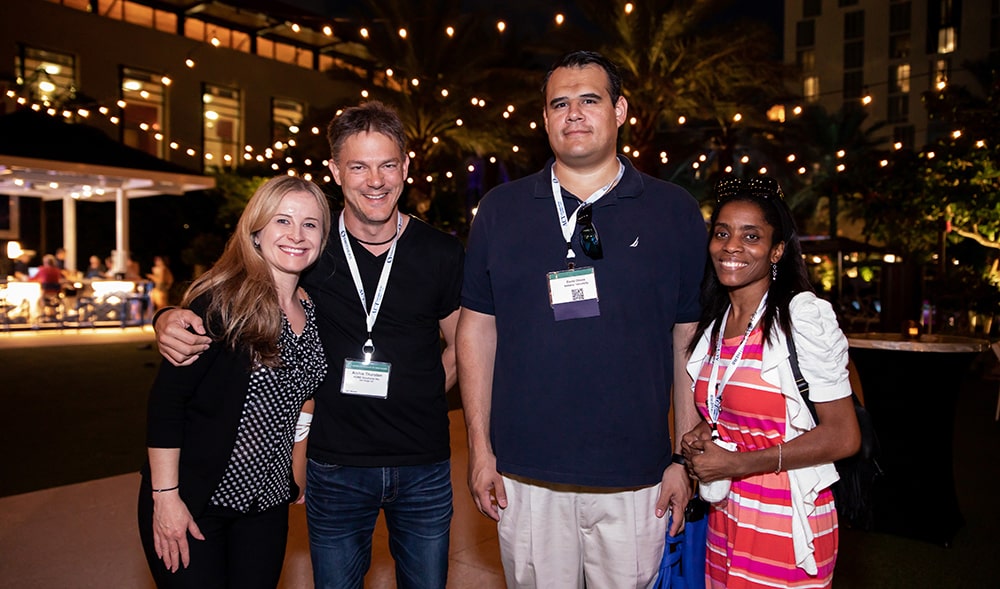 4 Attendees at a reception